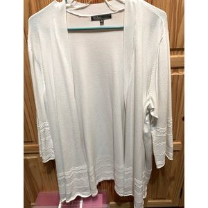 Cream colored cardigan, 2X